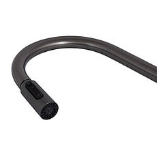 Змішувач для кухні Qtap Rozcesti з висувним виливом з підключенням для питної води QTROZ366GMB45939 Gunmetal, фото 5