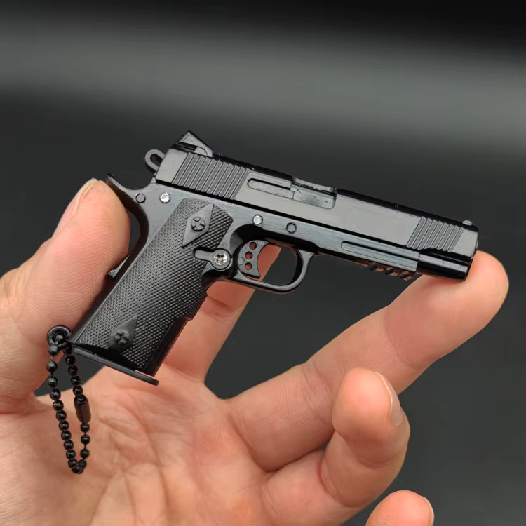 Брелок розбірний пістолет Антистрес KIMBER 1911 чорний іграшка з металу 1:3 фіджет EDC