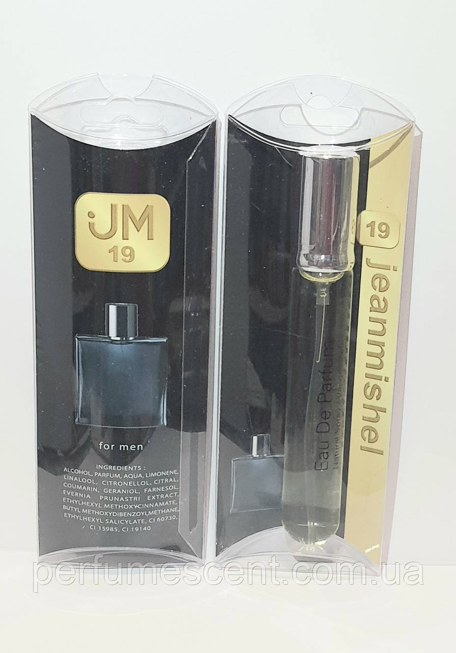 Парфуми ручка 20мл JeanMishel №19, аромат схожий на Chanel Bleu de Chanel чоловічий парфум, фото 1