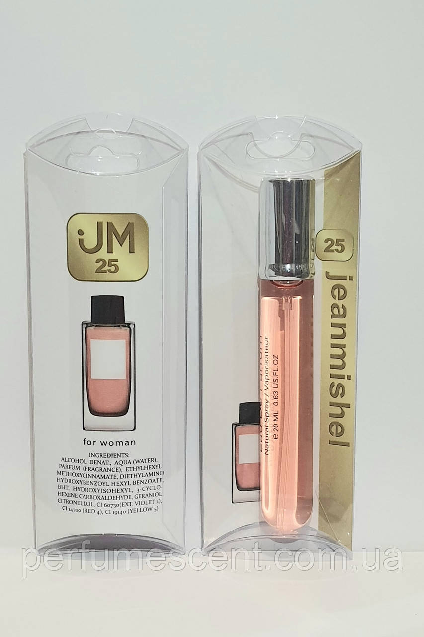 Парфуми ручка 20мл JeanMishel №25, аромат схожий на Dolce & Gabbana 3 L ' imperatrice жіночий парфум, фото 1