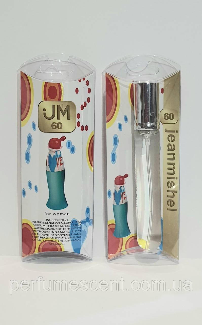 Парфуми ручка 20мл JeanMishel №60, аромат схожий на Moschino I Love Love жіночий парфум, фото 1