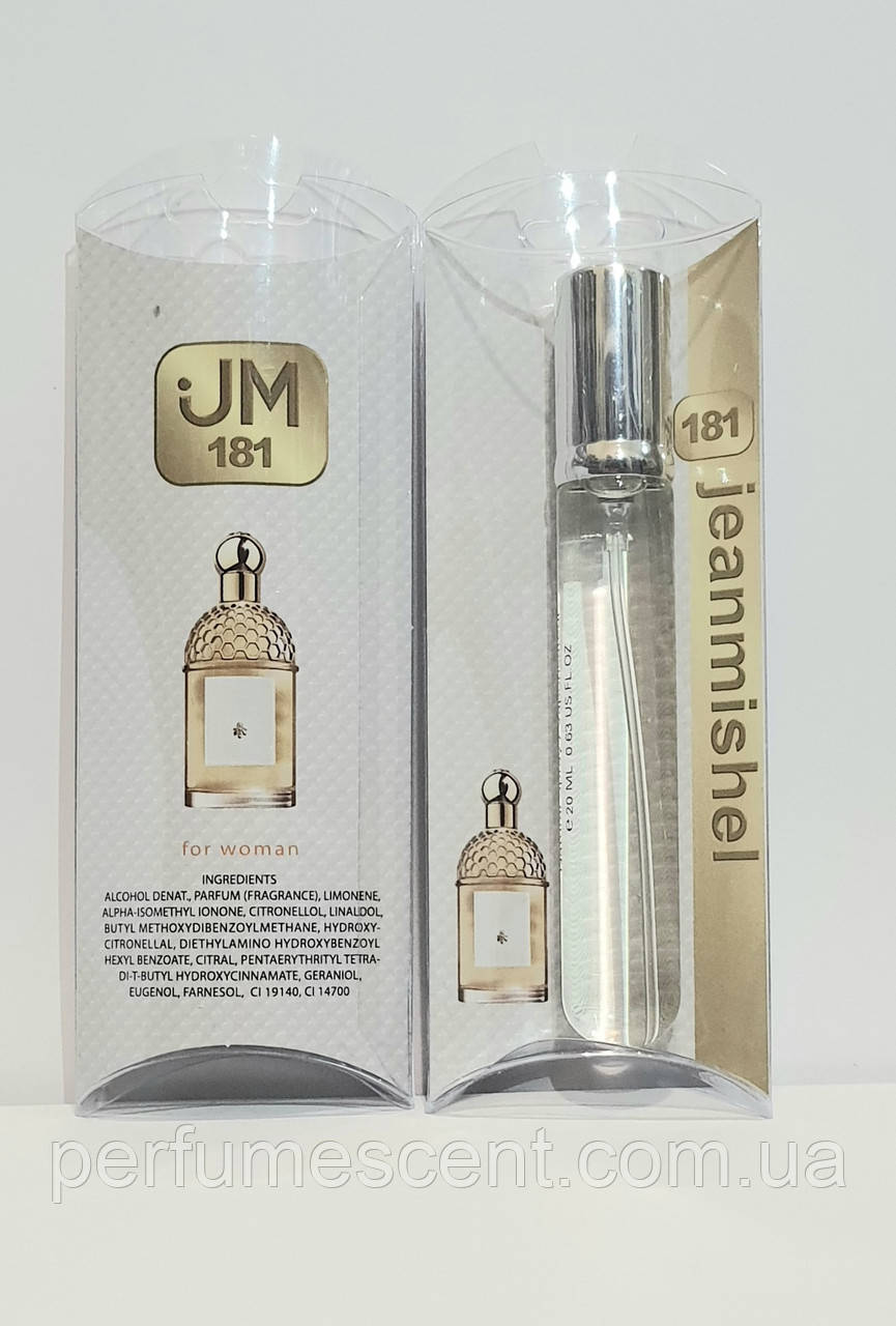 Парфуми ручка 20мл JeanMishel №181, аромат схожий на Guerlain Aqua Allegoria Mandarine Basilic, фото 1