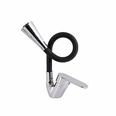 Змішувач для кухні Lidz Tani 008F3 з гнучким виливом (k40) LDTAN008F3BCR39484 Black / Chrome, фото 3