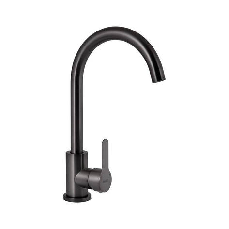 Змішувач для кухні U-образний Brinex Pure 015F U-образний Graphite BRIPUR015FGRP, фото 1