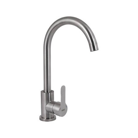 Змішувач для кухні U-образний Brinex Pure 015F U-образний Nickel BRIPUR015FNKL, фото 1