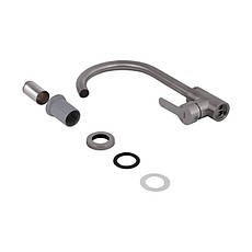 Змішувач для кухні U-образний Brinex Pure 015F U-образний Nickel BRIPUR015FNKL, фото 5