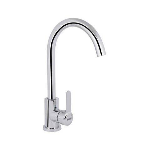 Змішувач для кухні U-образний Brinex Pure 015F U-образний  Chrome BRIPUR015FCRM, фото 1