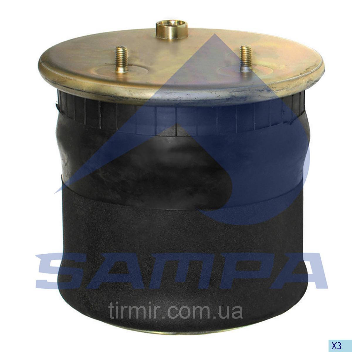 Пневмоподушка підвіски з металевим стаканом 887 N P09, фото 1