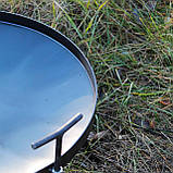 Сковорода з диска борони 40 см Диск для смаження на багатті Сковорода для пікніка Садж, фото 3