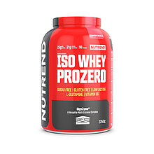 Протеїн Nutrend Iso Whey Prozero 2250 g Strawberry Cheesecake