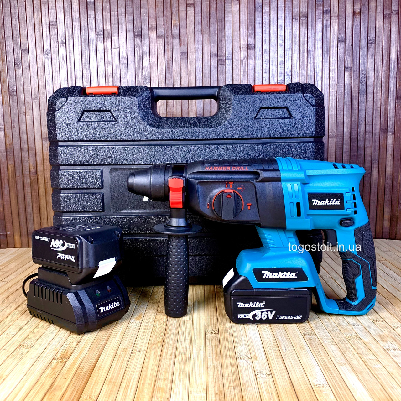 Акумуляторний перфоратор Makita DHR202 (2 x 36V/5AH), аб перфоратор Макіта
