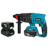 Акумуляторний перфоратор Makita DHR202 (2 x 36V/5AH), аб перфоратор Макіта, фото 8
