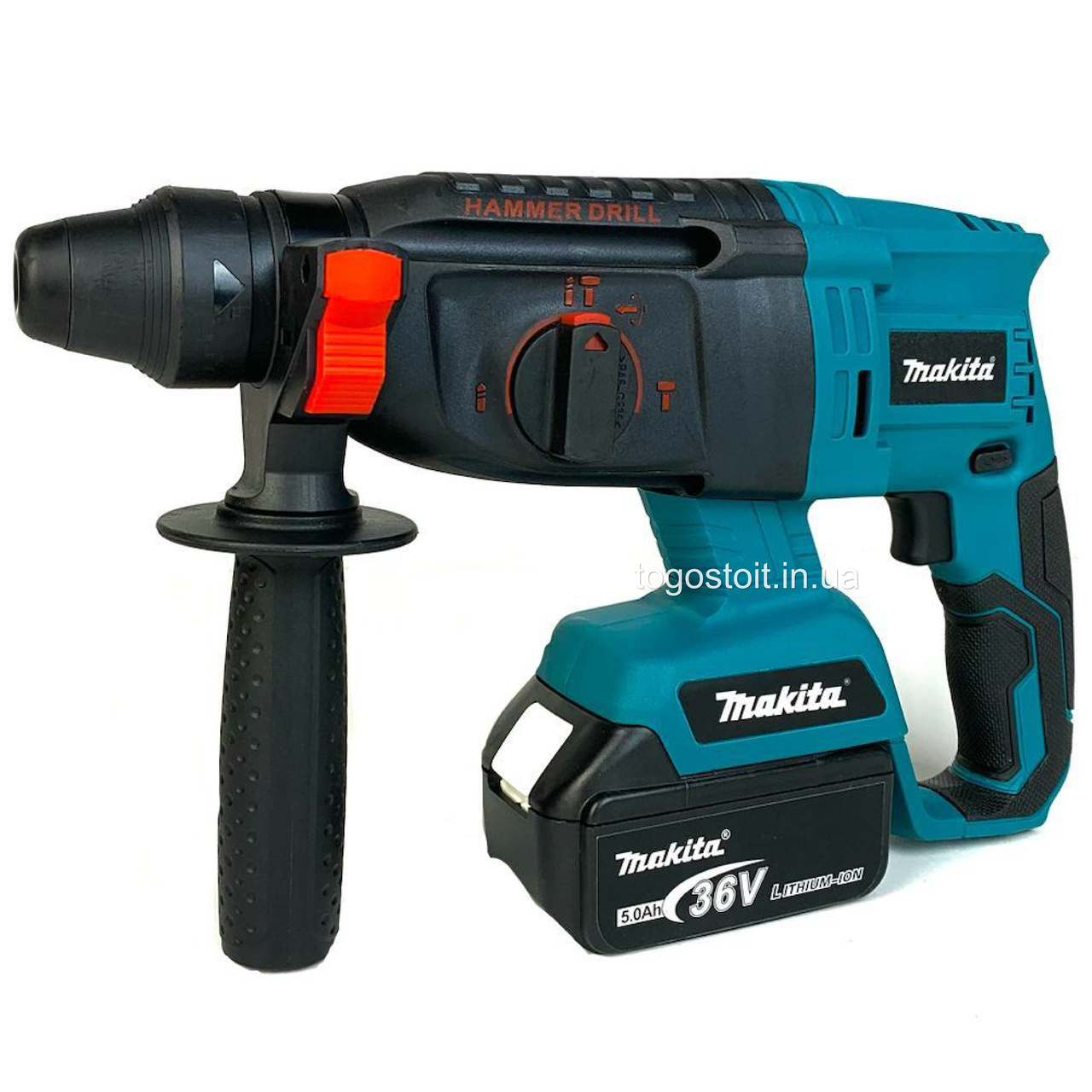 Акумуляторний перфоратор Makita DHR202 (2 x 36V/5AH), аб перфоратор Макіта, фото 1
