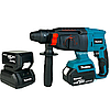 Акумуляторний перфоратор Makita DHR202 (2 x 36V/5AH), аб перфоратор Макіта, фото 7