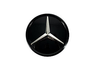 Логотипи Chrome Black скляний ( муляж дистроніка ) на Mercedes-Benz V-Class W447 2014-2019 року