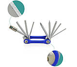 Мультитул BC-BT833D, 10 функцій: шестигран. 2-2.5-3-4-5-6-8, торкс, викрутки +-silver, фото 2