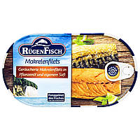 Филе скумбрии Rugen Fisch копченое в растительном масле 200 г