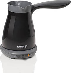Кавоварка Gorenje електротурка 0.33л, мелена, на 2 чашки, чорний, TCM330B