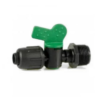 Кран для крапельної трубки Irritec 16 х 3/4" ЗР, затискний, Irritec (Італія)