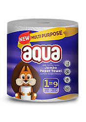 Паперовий рушник AQUA XXL JUMBO 1рул 3-шаровий