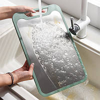 Дошка кухонна 11150 25х40 см зелена lamp