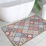 Набір комплект килимків для ванної та туалету антиковзний 2 шт Print 202 50х80/57х60 см набір килимів у ванну, фото 6