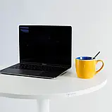 Стіл для кафе Соул лайт / Soul light d-60 білий метал / Білий ДСП (текстура), фото 6