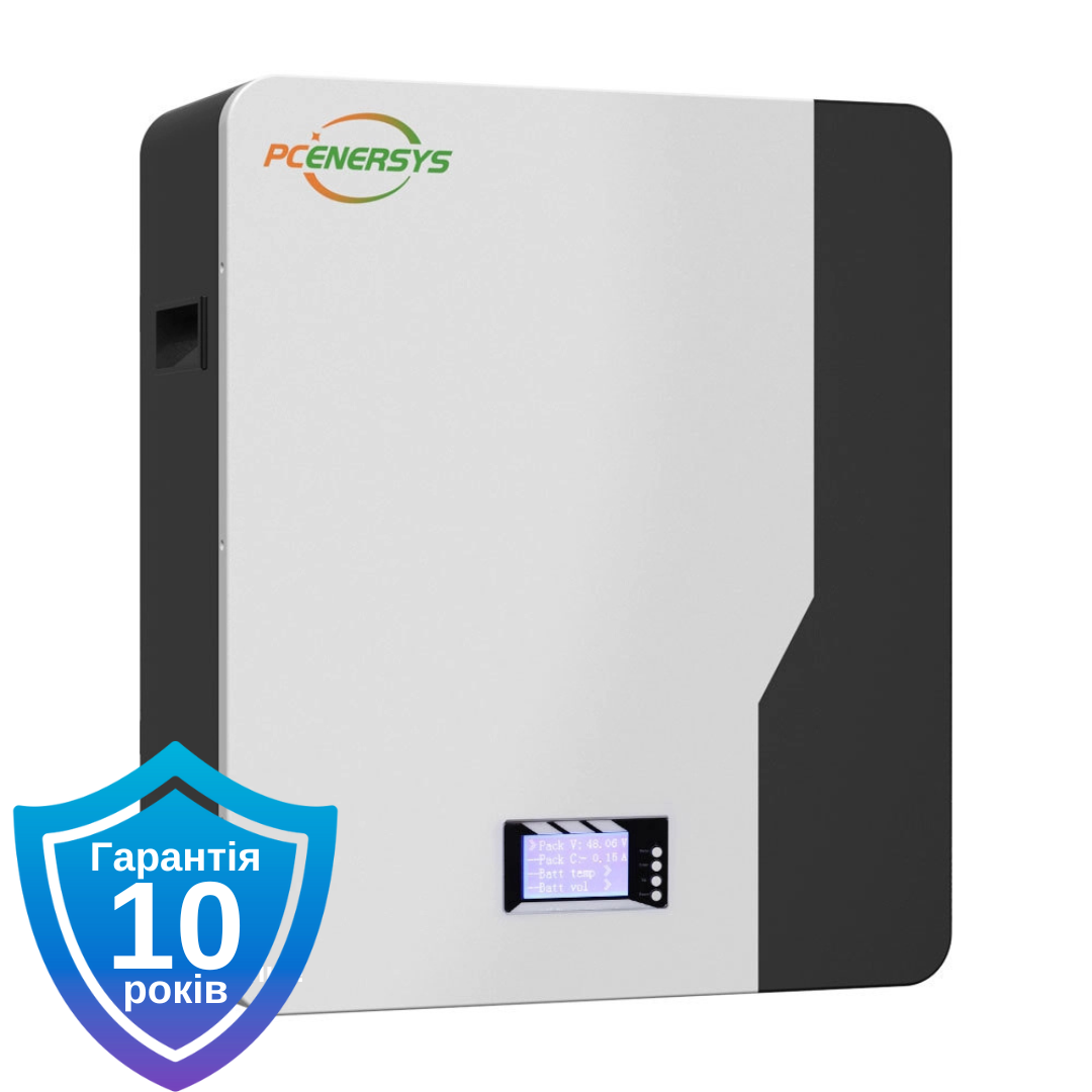 Акумуляторна батарея PCENERSYS M16S100BL-V LiFePO4 51.2 В 100Ah 5,12 kWh