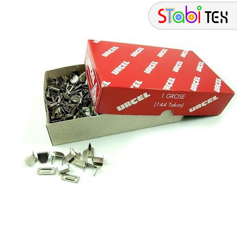 Гачок брючний Урчель URÇEL на 2 вусика (червона уп) 60уп (144шт/уп)