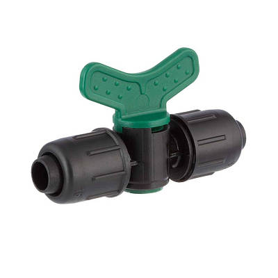 Кран для крапельної трубки Irritec 16 х 16, затискний, Irritec (Італія)