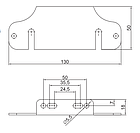 Кронштейн габаритного ліхтаря Fristom, фото 2
