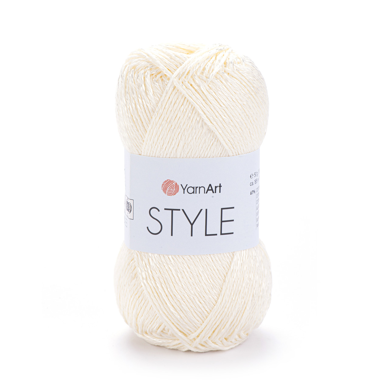 Пряжа Yarnart Style № 652 молочний (Ярнарт Стайл), фото 1