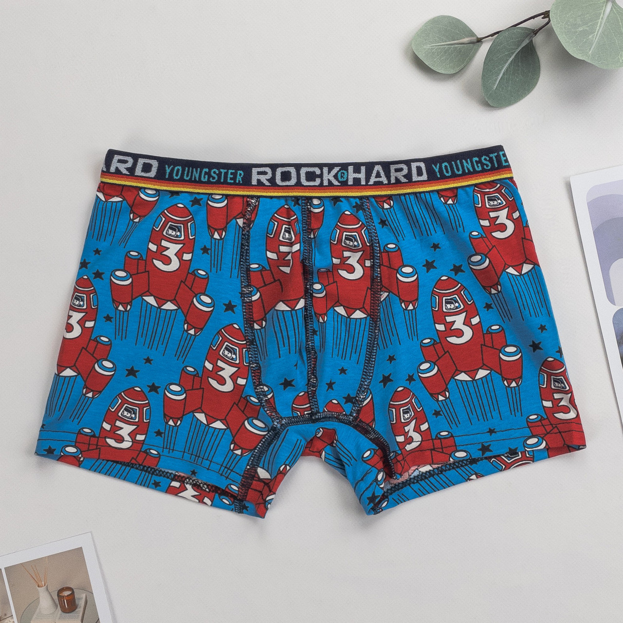 Дитячі труси боксери для хлопчика Rock Hard Туреччина (вік: 5-7, 7-9, 9-11, 11-13 років)  |  1 шт.