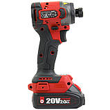 Акумуляторний безщітковий гайковерт ударний WORCRAFT CIS‑S20LiBM‑260, 1/4'' hex-drive, фото 5