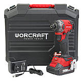 Акумуляторний безщітковий гайковерт ударний WORCRAFT CIS‑S20LiBM‑260, 1/4'' hex-drive, фото 10