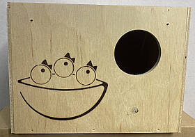 Гніздо дерев'яне для птахів Ferplast NIDO MEDIUM 19,5 x 14 x h 14 cm