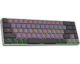 Клавіатура бездротова GamePro MK122R Red Swich Low Profile Wireless Dark Gray DS, фото 3