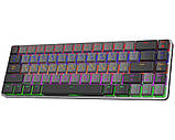 Клавіатура бездротова GamePro MK122R Red Swich Low Profile Wireless Dark Gray DS, фото 4