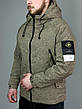 Чоловіча куртка Stone Island весна осінь демісезонна куртка Стон Айленд із капюшоном, фото 8