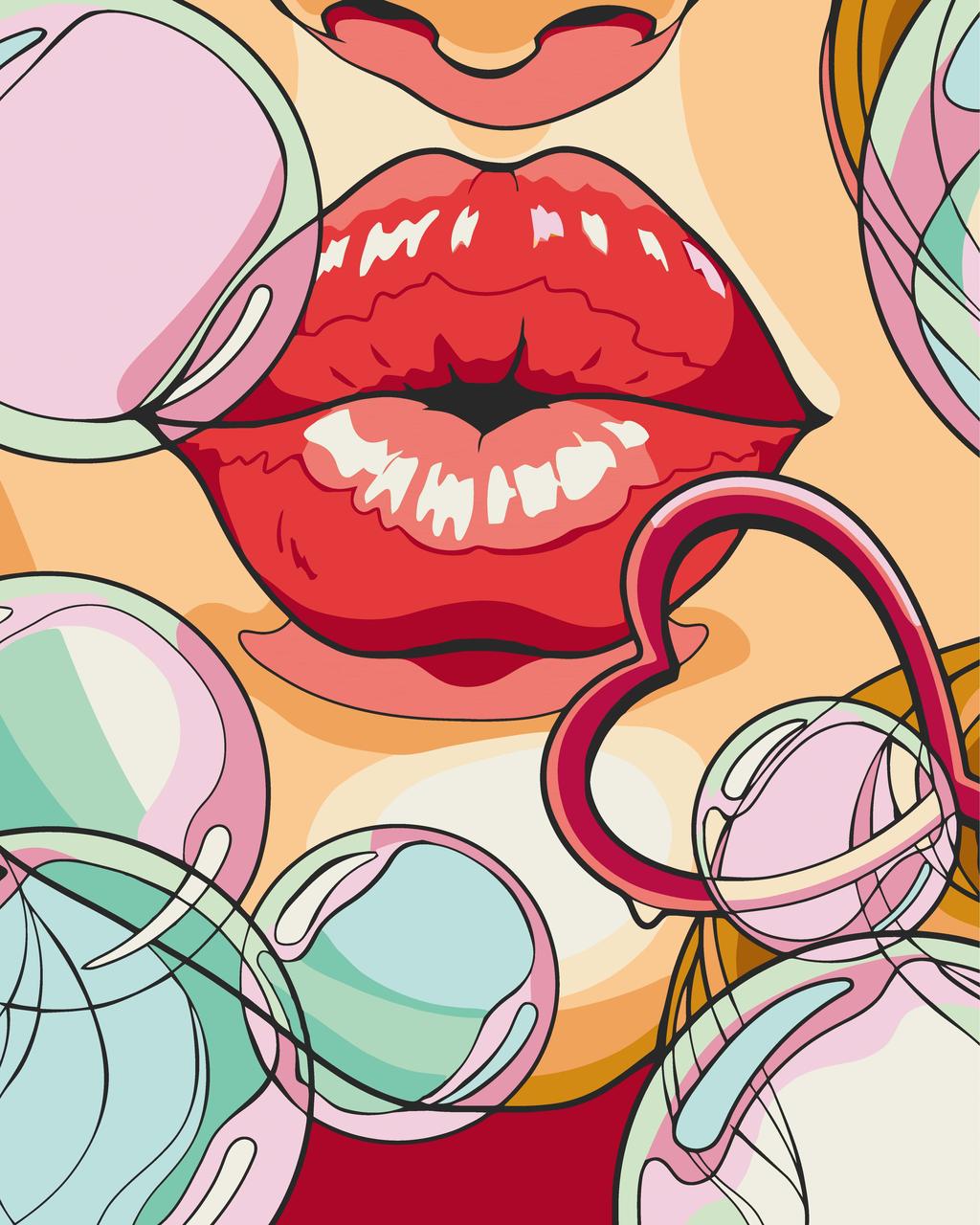 Картина за номерами 18+ Ніжний поцілунок 40*50 см Art Craft 16509-AC, фото 1