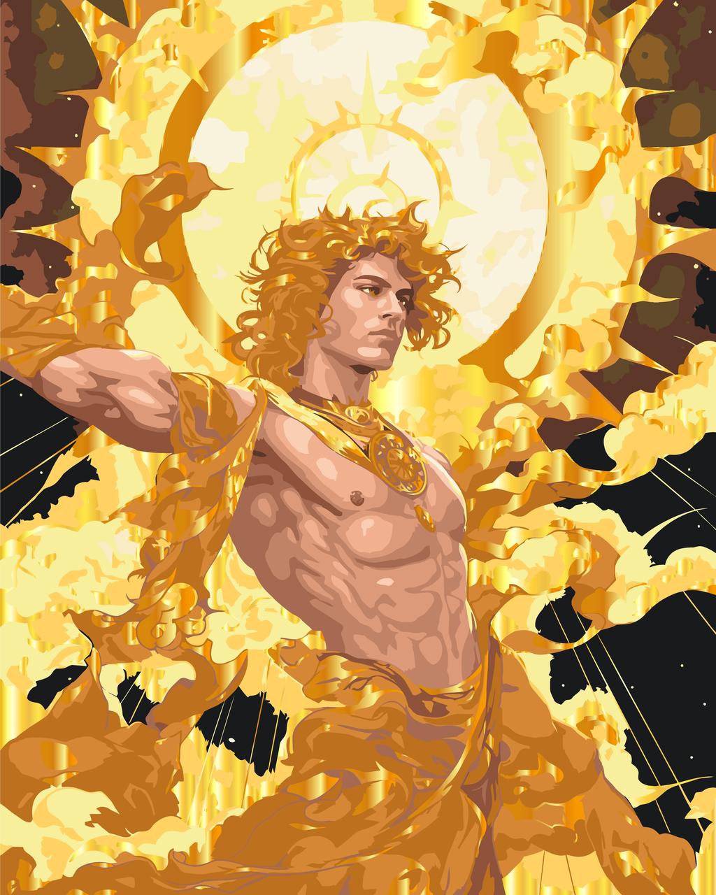 Картина за номерами Люди. Володар світла з фарбами металік 40*50 см Art Craft 16124-AC, фото 1