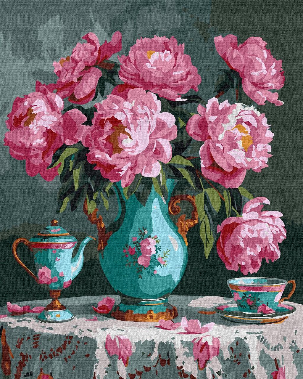 Картина за номерами Ніжні квіти 40*50 см Ідейка KHO 5709, фото 1