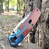 Ніж інерційний Browning, дерево, f78, викидний, фото 5