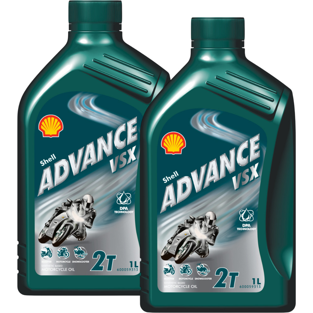 Shell Advance VSX 2T, 1 л (2 шт)