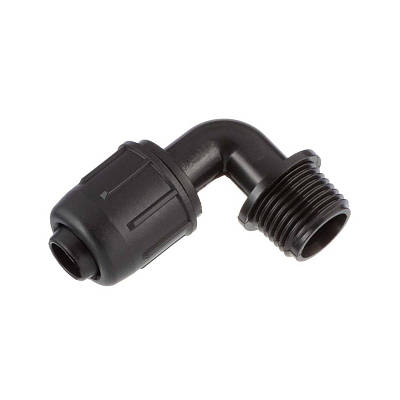 Коліно затискне для крапельної трубки 16 х 1/2" ЗР, Irritec (Італія)