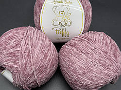 Мікровелюр Puffy Avanti Yarn-504 пильна троянда