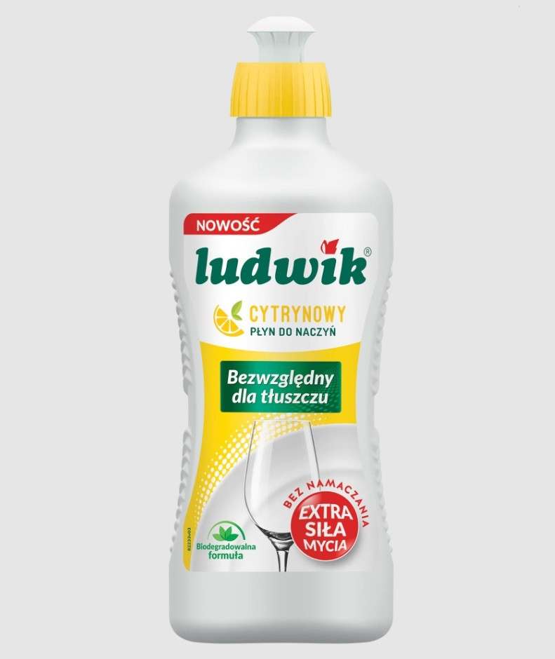 Засіб для миття посуду Ludwik Лимон 450 мл