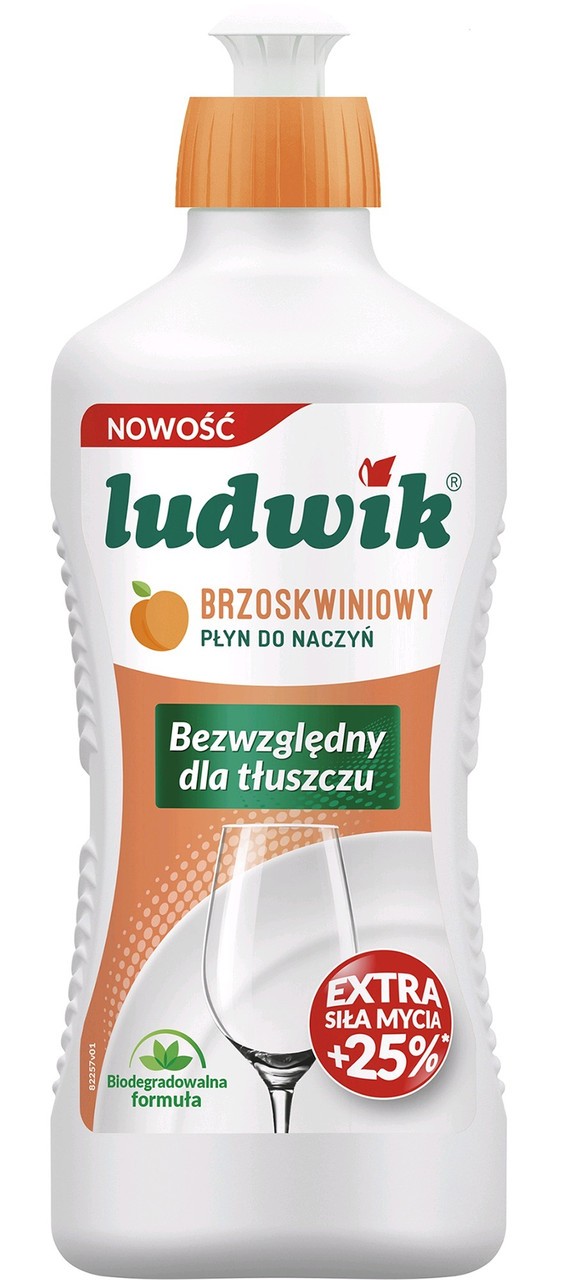Засіб для миття посуду Ludwik Персик 450 мл