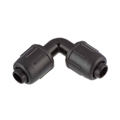 Коліно затискне для крапельної трубки 16 х 16 мм, Irritec (Італія)