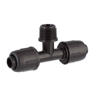 Трійник затискний для крапельної трубки 16 х 1/2" ЗР, Irritec (Італія)